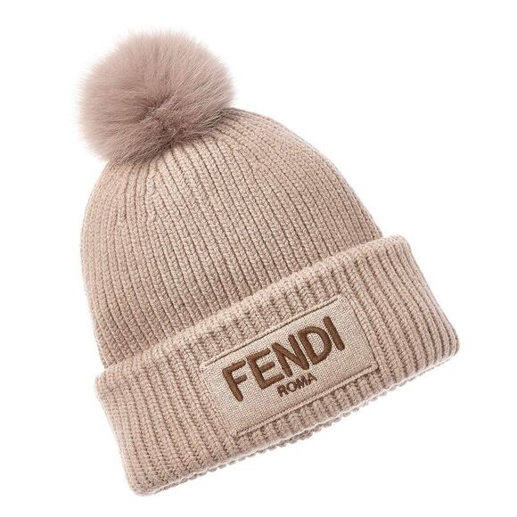 FENDI Accessories - Fendi Wool Beanie, Grey